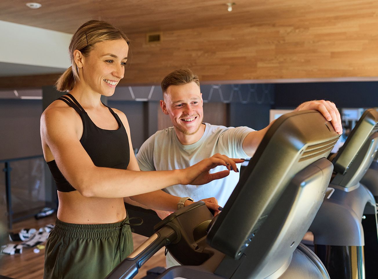 Fitness centre support